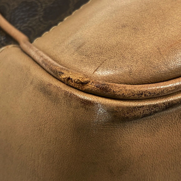 Celine Macadam Pattern All Over Canvas Handbag Brown - Picture 3 of 6